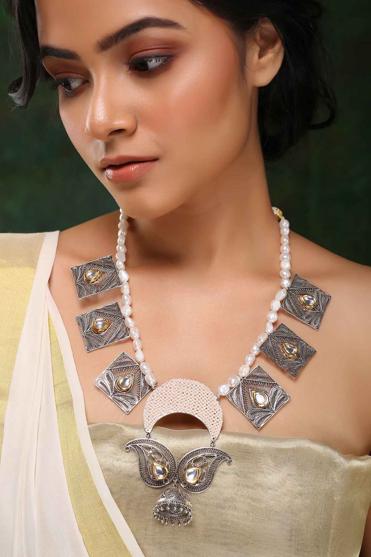 Buy Kundan & Chid Work Necklace Online